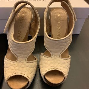 Pedro Garcia Patty TS white Toscana heels